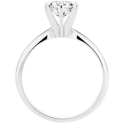 Round Brilliant 1.00ctw Platinum Diamond Solitaire Ring