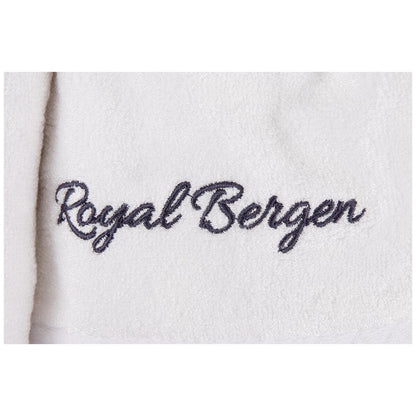 Royal Bergen Bamboo Hand and Face Towel Gift Set 8 piece Grey and White
