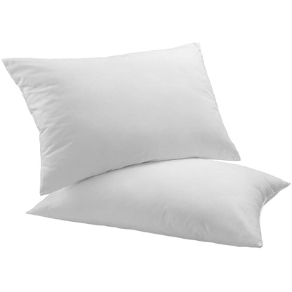 Royal Comfort 1000GSM Goose Feather And Down Pillow Twin Pack