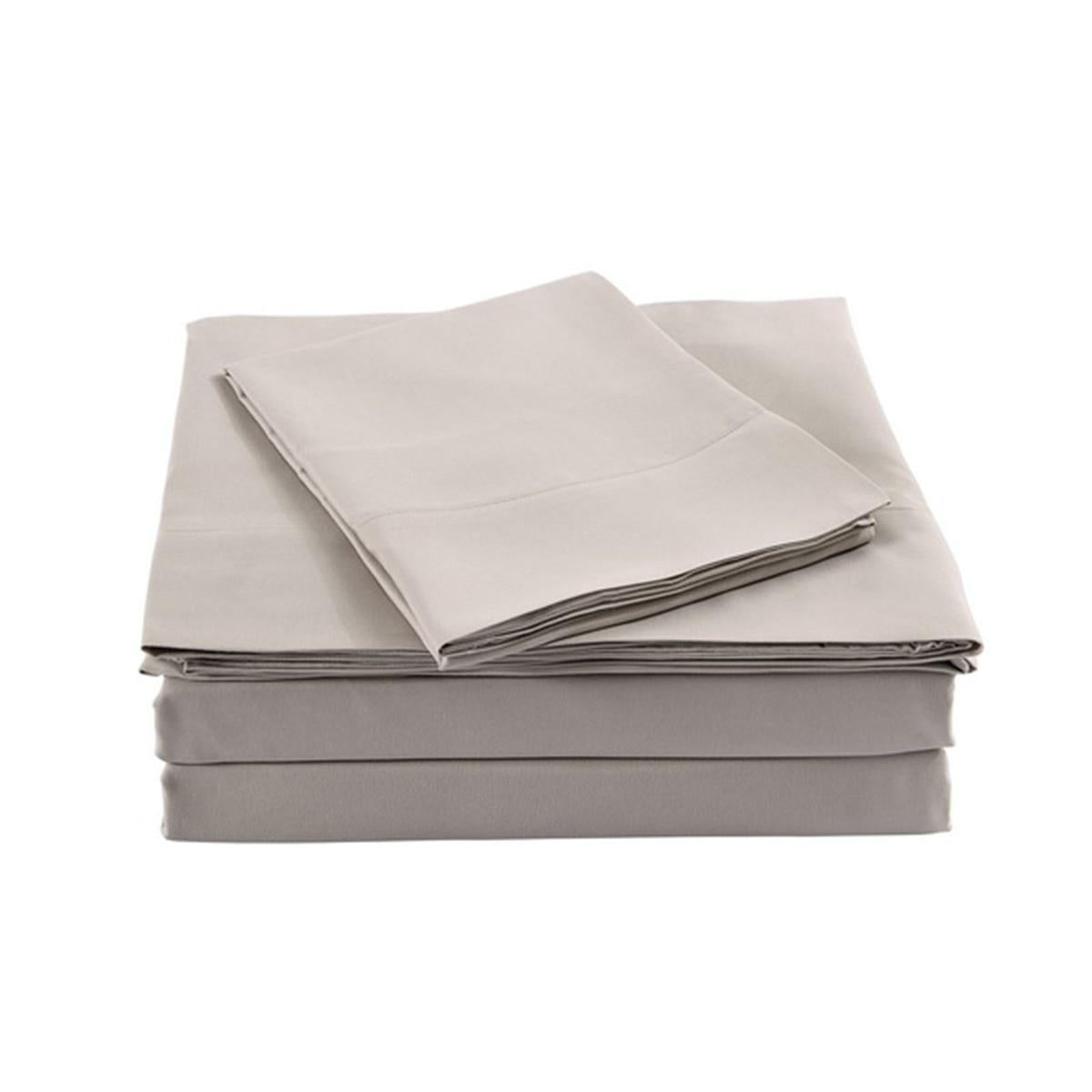Royal Comfort 1000 Thread Count Blended Bamboo Quilt Cover Set Double Grey