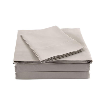 Royal Comfort 1000 Thread Count Blended Bamboo Quilt Cover Set Double Grey
