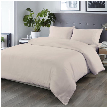 Royal Comfort 1000 Thread Count Bamboo Blended Queen Quilt Cover Set Grey