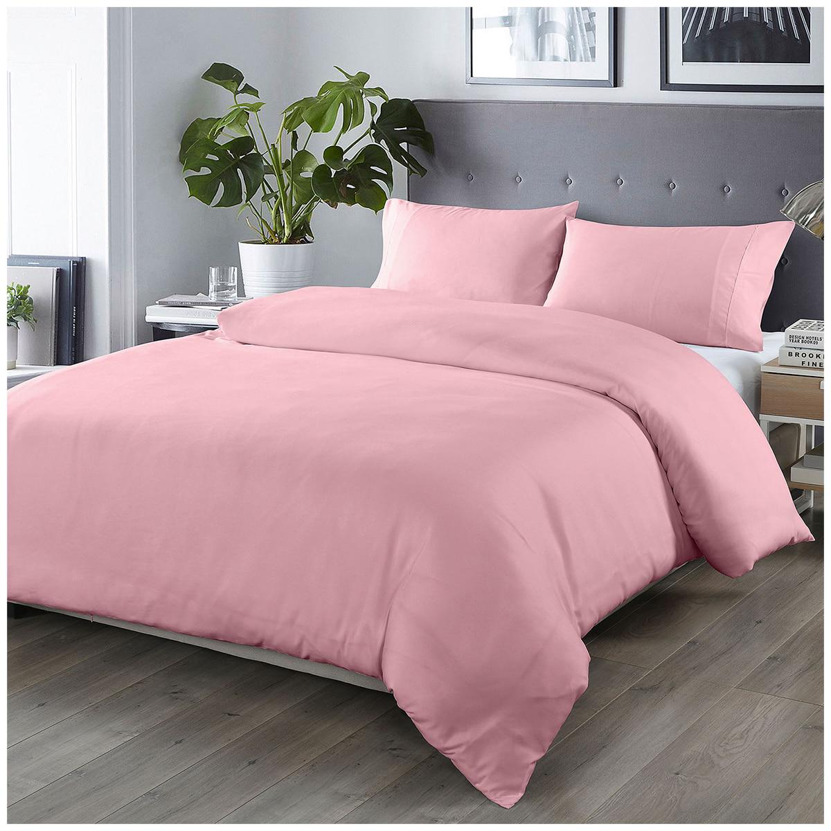 Royal Comfort 1000 Thread Count Bamboo Blended Queen Quilt Cover Set Grey