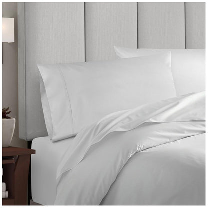 Royal Comfort 1000 Thread Count Balmain Bamboo Cotton Quilt Cover Set Queen Pewter