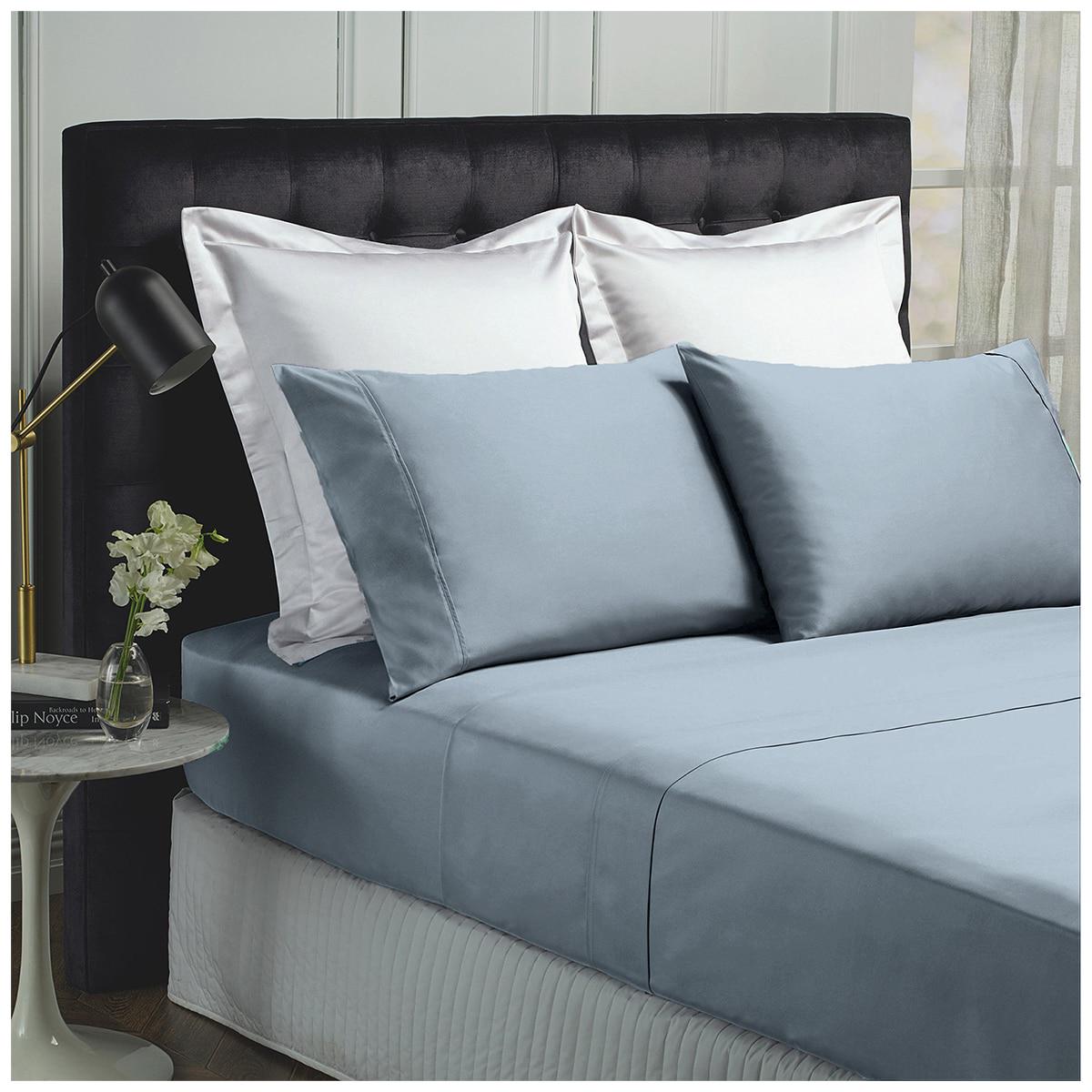 Royal Comfort 1000 Thread Count Balmain Bamboo Queen Sheet Set Pewter