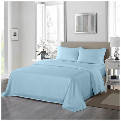 Royal Comfort 1200 Thread Count Ultrasoft Double Sheet Set Silver