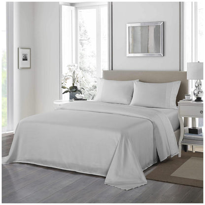 Royal Comfort 1200 Thread Count Ultrasoft Double Sheet Set Silver