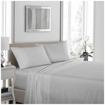 Royal Comfort 1200 Thread Count Ultrasoft Double Sheet Set Silver