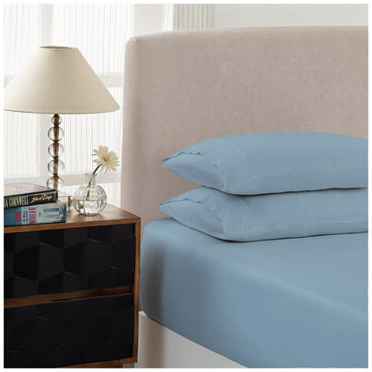 Royal Comfort 1500 Thread Count Cotton Rich Fitted Sheet 3 Piece King Set Ivory