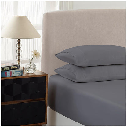 Royal Comfort 1500 Thread Count Cotton Rich Fitted Sheet 3 Piece King Set Ivory