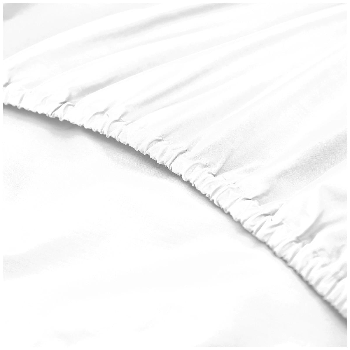 Royal Comfort 1500 Thread Count Cotton Rich Fitted sheet 3 Piece Double Set