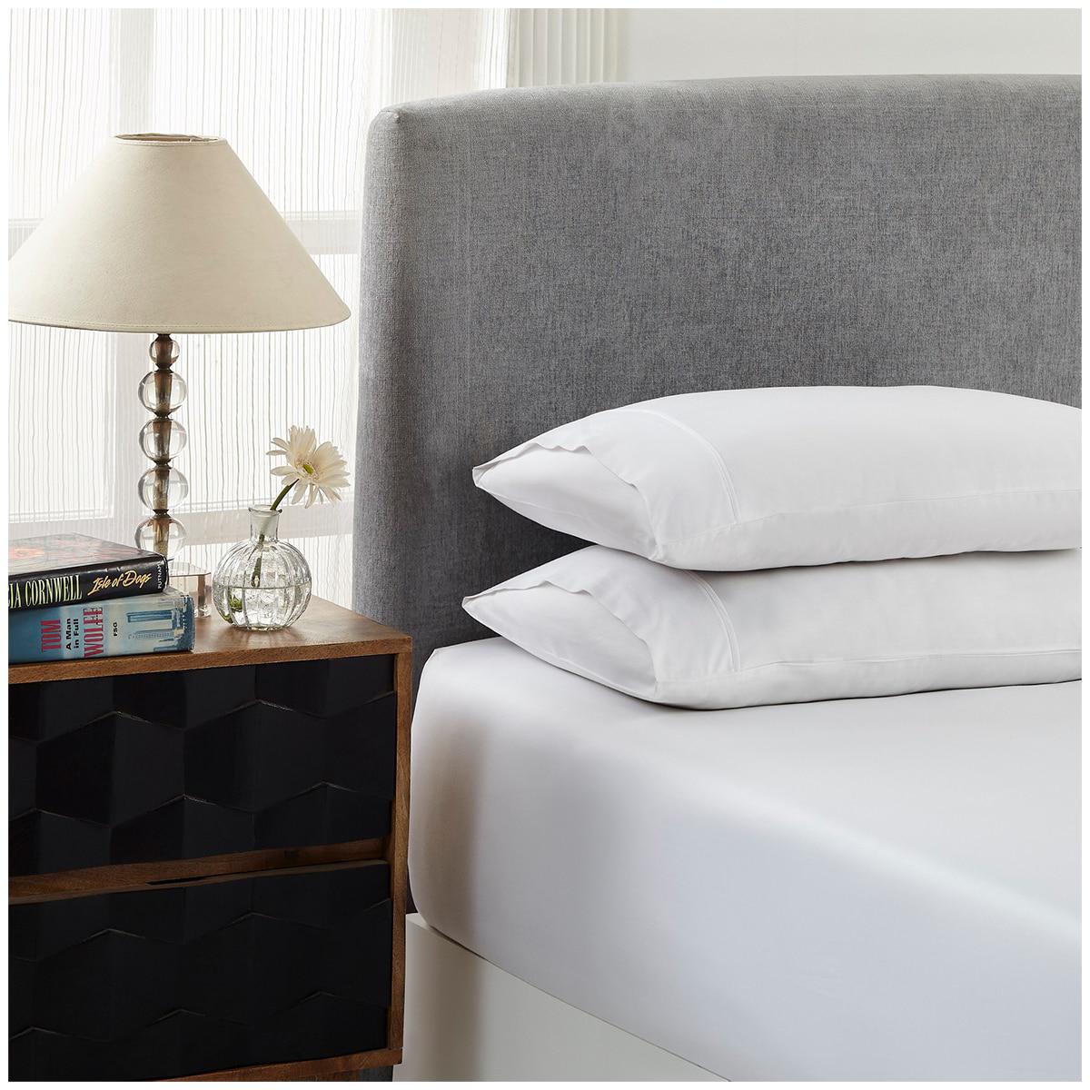 Royal Comfort 1500 Thread Count Cotton Rich Fitted Sheet 3 Piece King Set Ivory