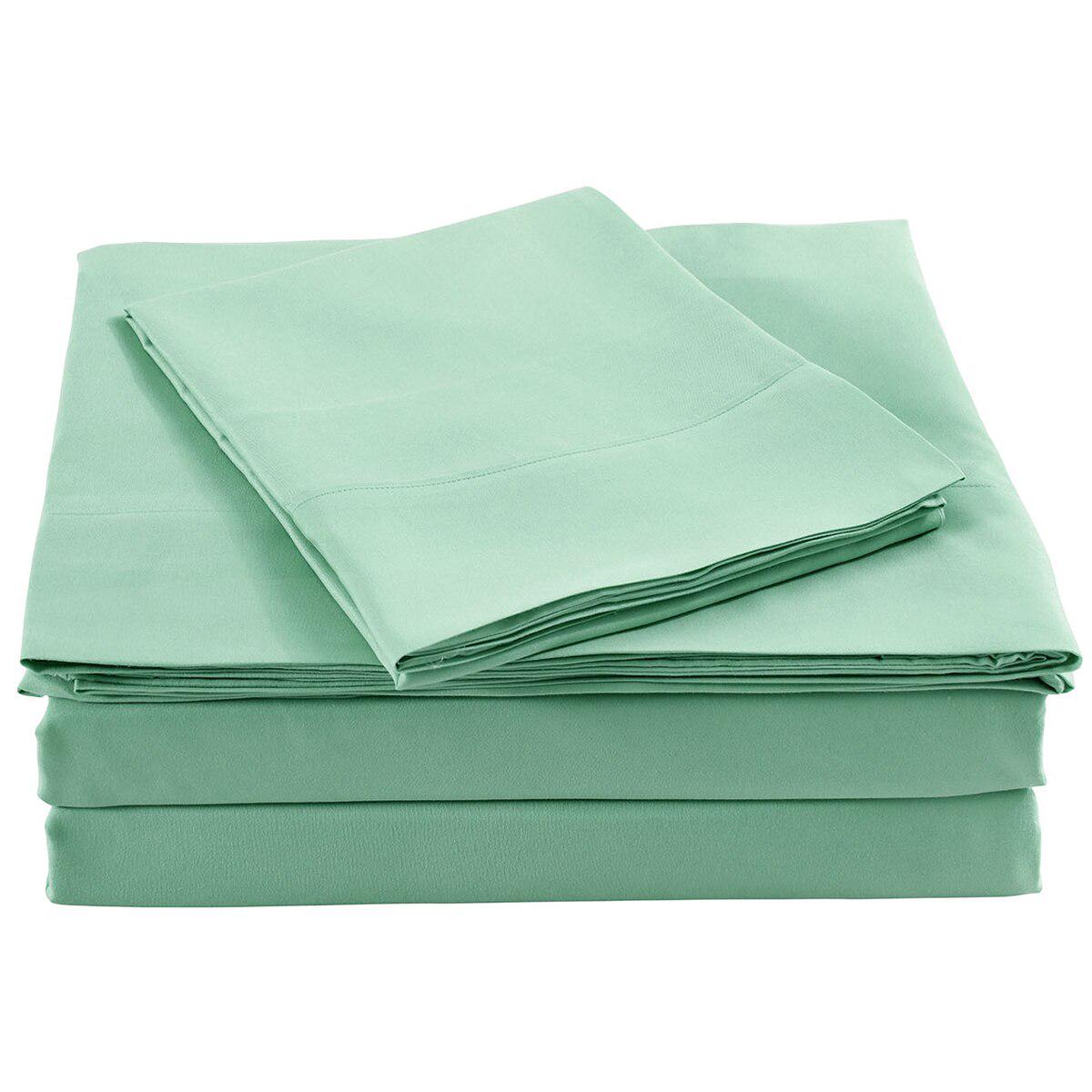 Royal Comfort Blended Bamboo Queen Sheet Set Green