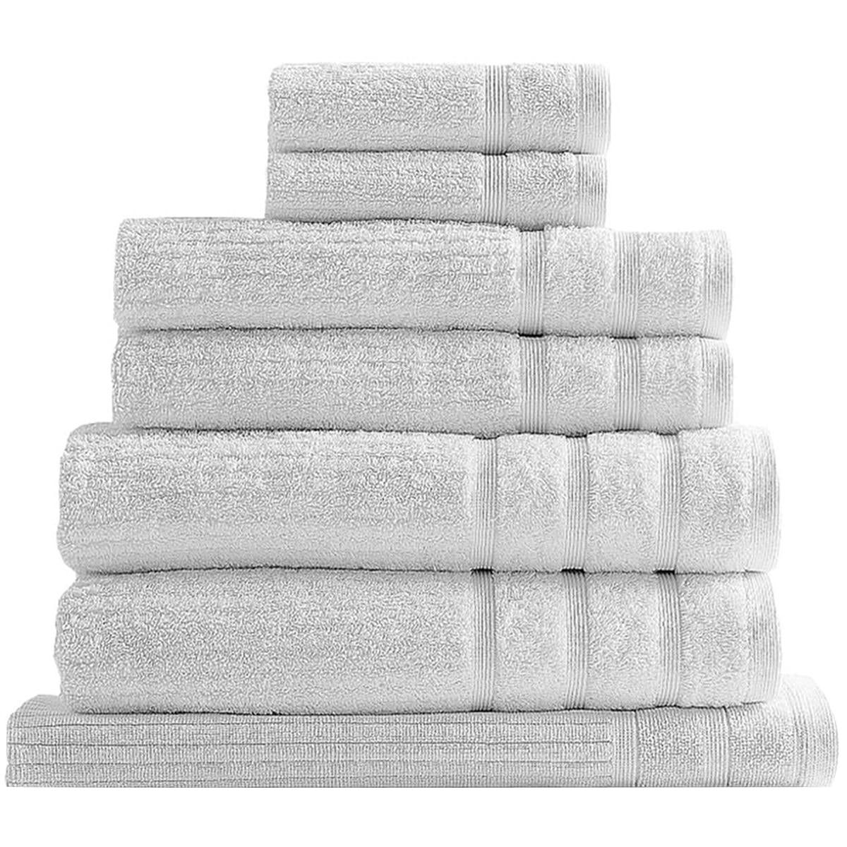 Royal Comfort Eden Cotton 600GSM Bath Towels Rose 8 Piece