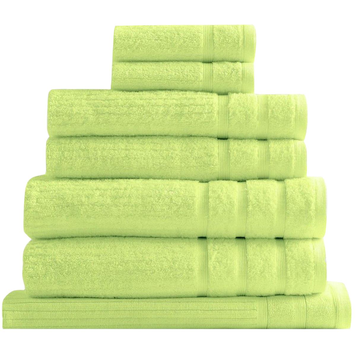 Royal Comfort Eden Cotton 600GSM Bath Towels Spearmint 8 Piece
