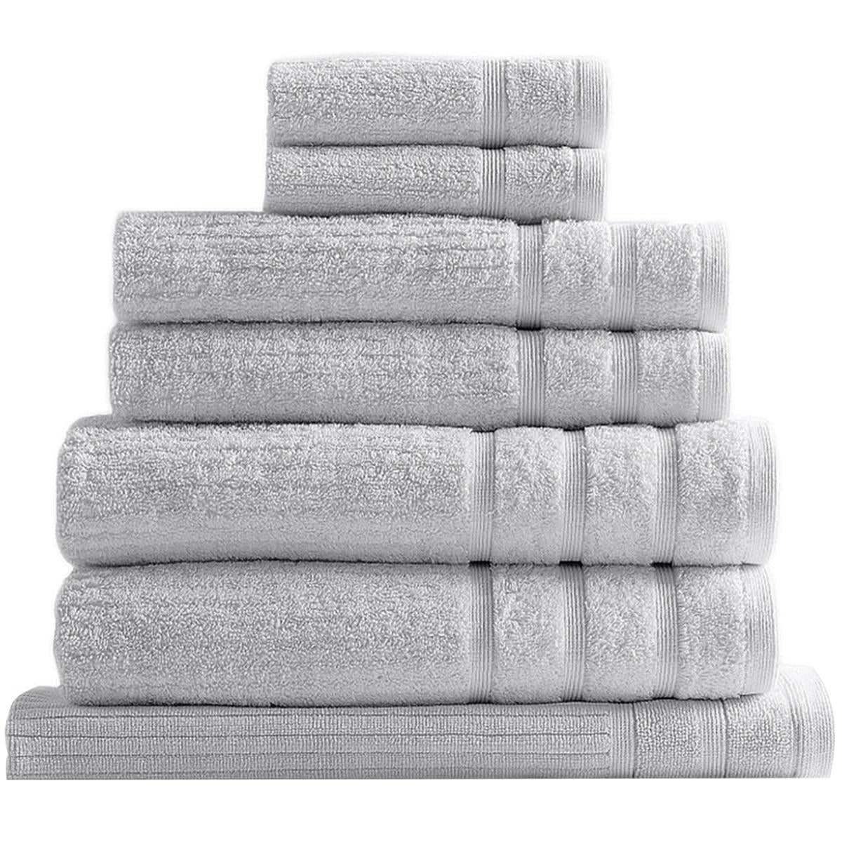 Royal Comfort Eden Cotton 600GSM Bath Towels Aqua 8 Piece