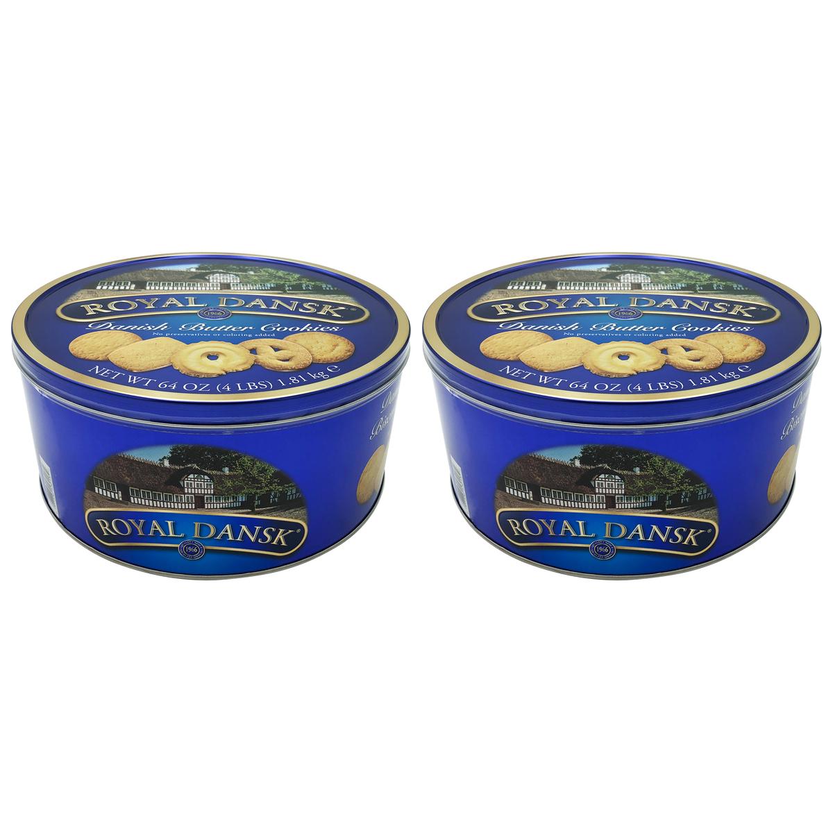Royal Dansk Butter Cookies 2 x 1.81kg