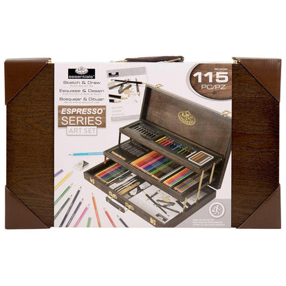 Royal and Langnickel Essentials Sketch And Draw Art Set 115 Pieces