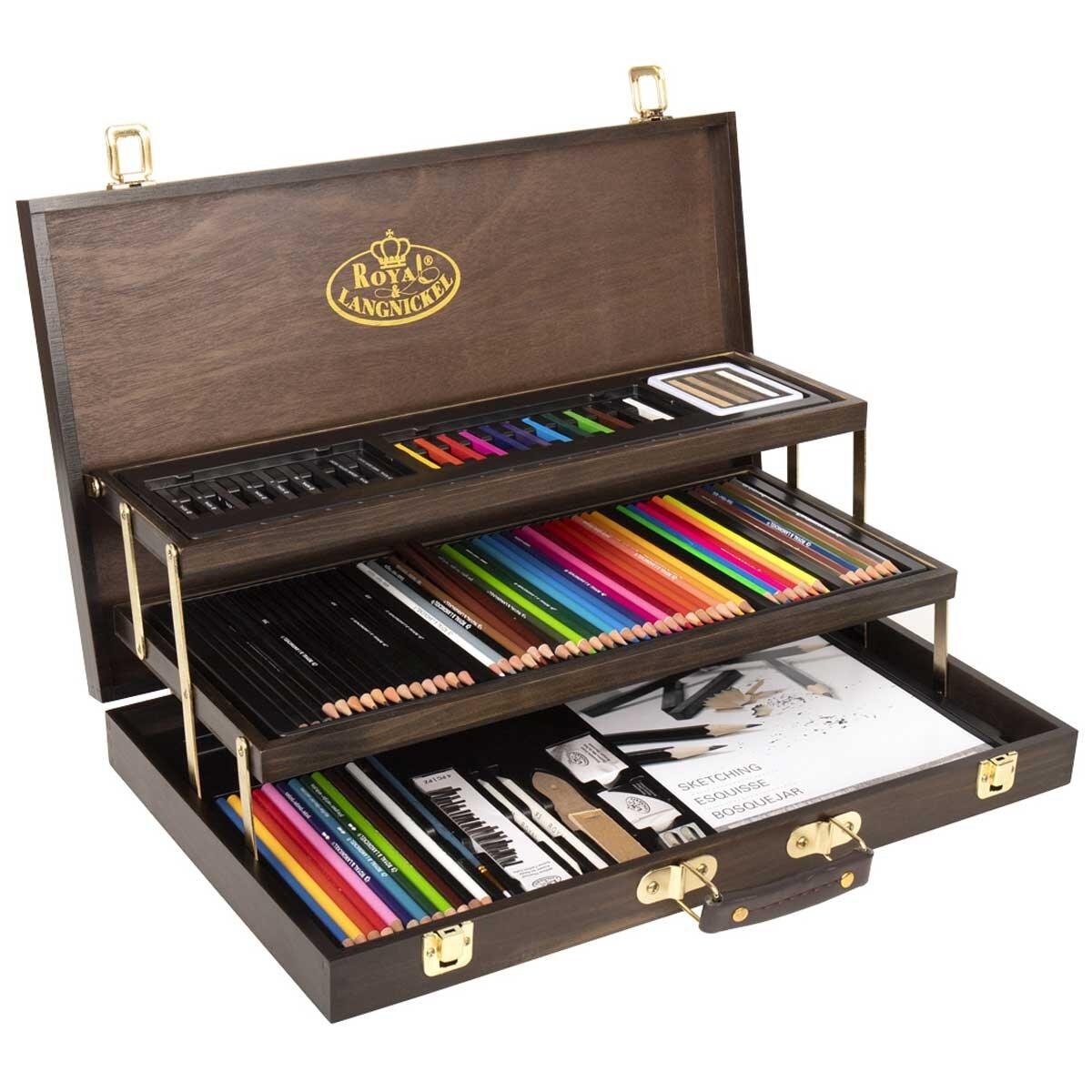 Royal and Langnickel Essentials Sketch And Draw Art Set 115 Pieces
