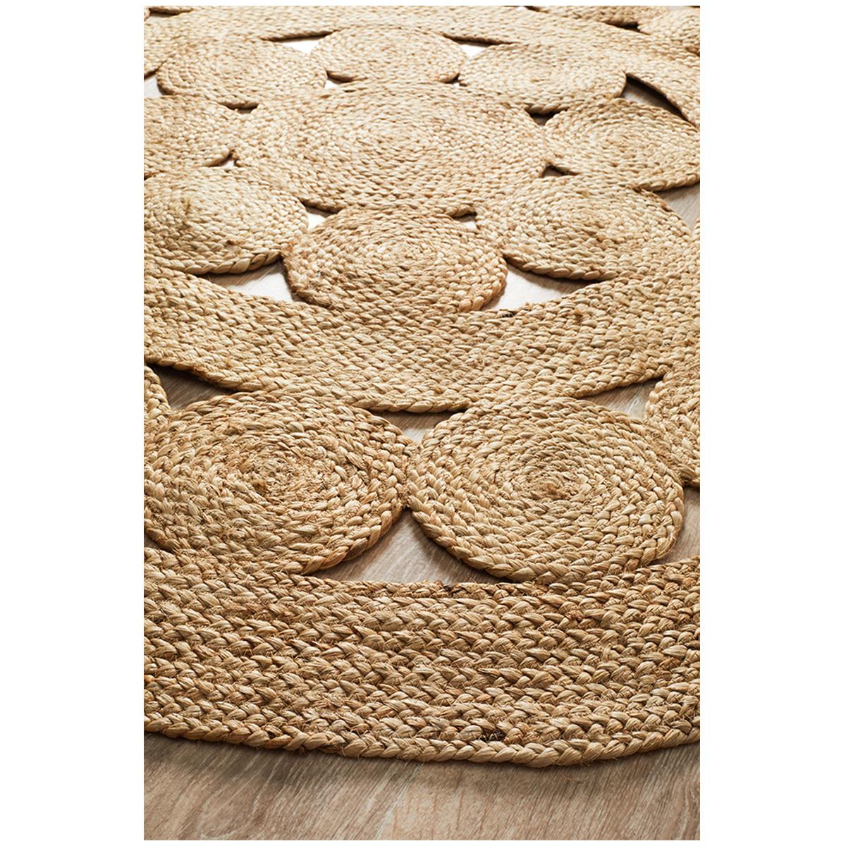Rug Culture Atrium Pilu Natural Rug 200 x 200cm