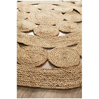 Rug Culture Atrium Pilu Natural Rug 200 x 200cm