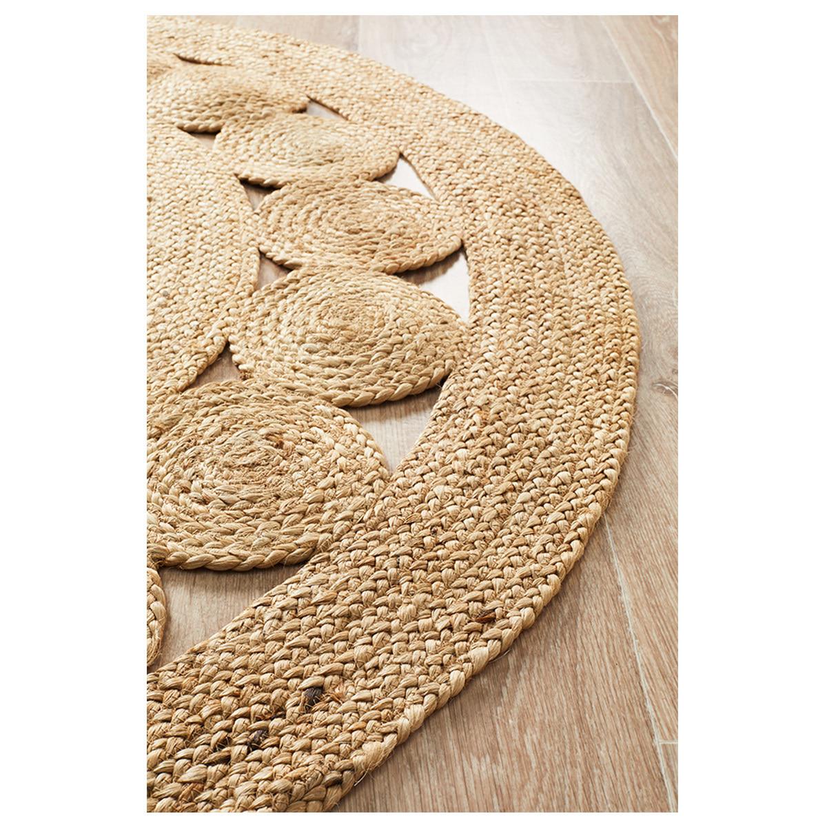 Rug Culture Atrium Pilu Natural Rug 200 x 200cm