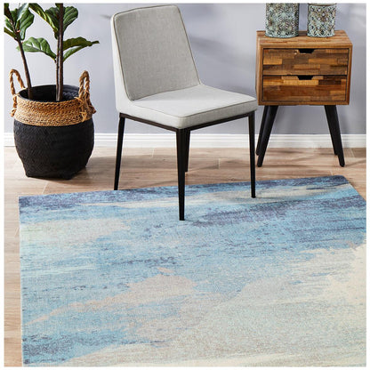 Rug Culture City 563 Blue Rug 220 x 150cm