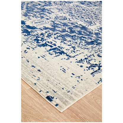 Rug Culture Evoke 253 White/Navy Indoor Rug 400 X 300cm