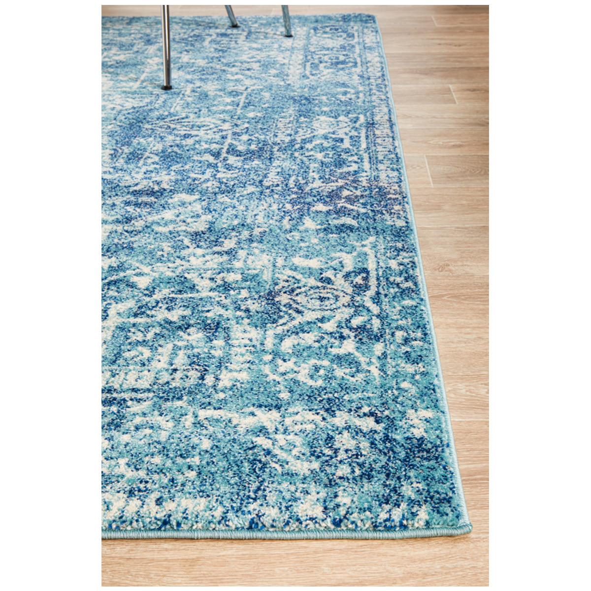 Rug Culture Evoke 253 Blue Indoor Rug 400 X 300cm