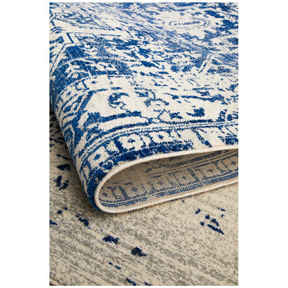 Rug Culture Evoke 253 White/Navy Indoor Rug 330 X 240cm