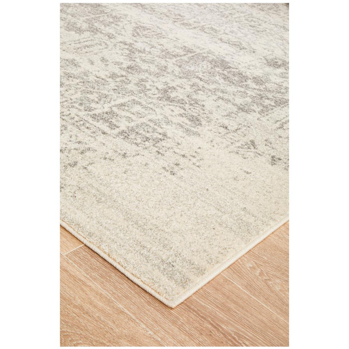 Rug Culture Evoke 253 White/Silver Indoor Rug 230 x 160cm