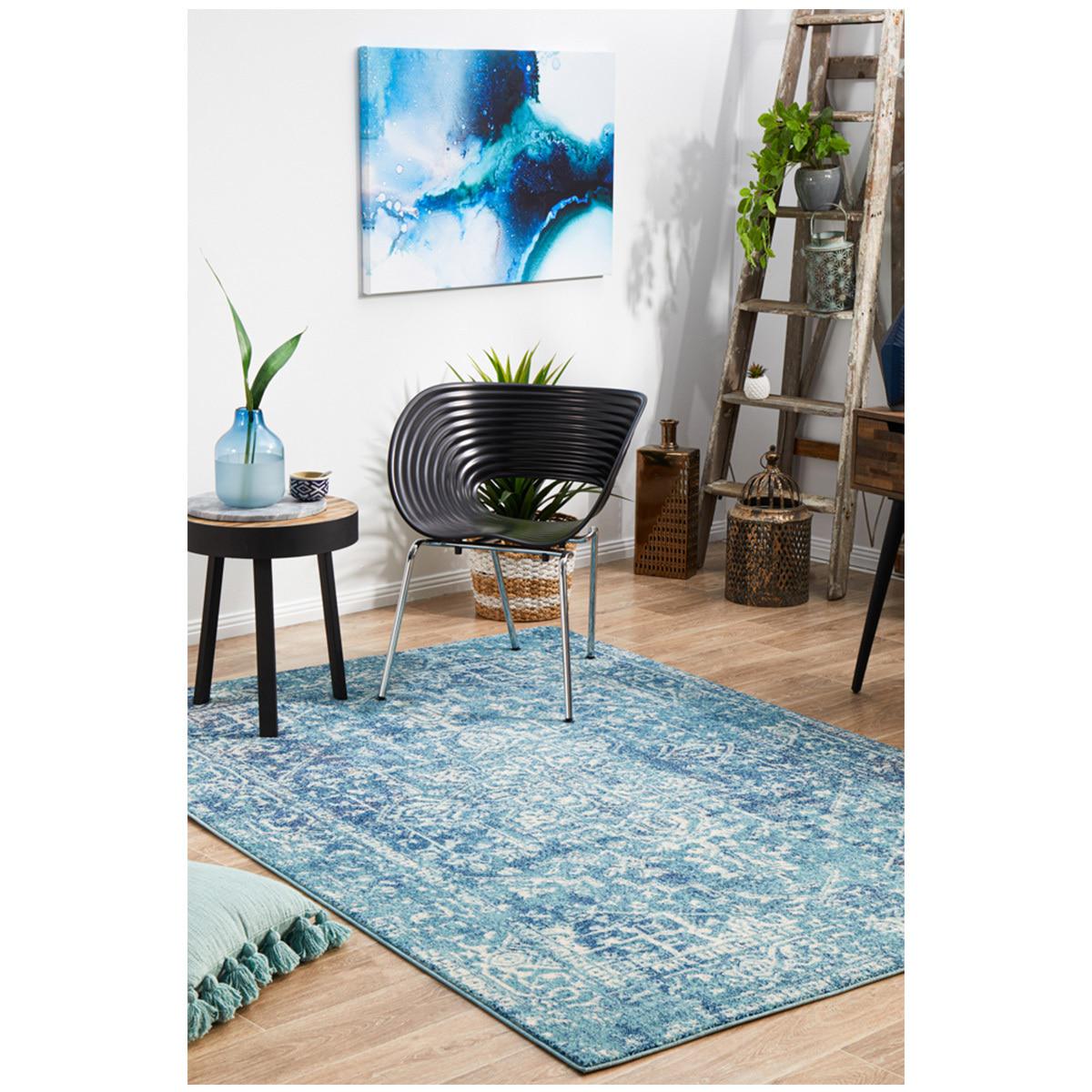 Rug Culture Evoke 253 Blue Indoor Rug 290 x 200cm