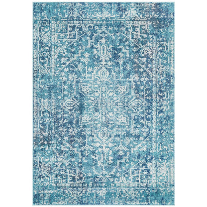 Rug Culture Evoke 253 White/Navy Indoor Rug 230 x 160cm