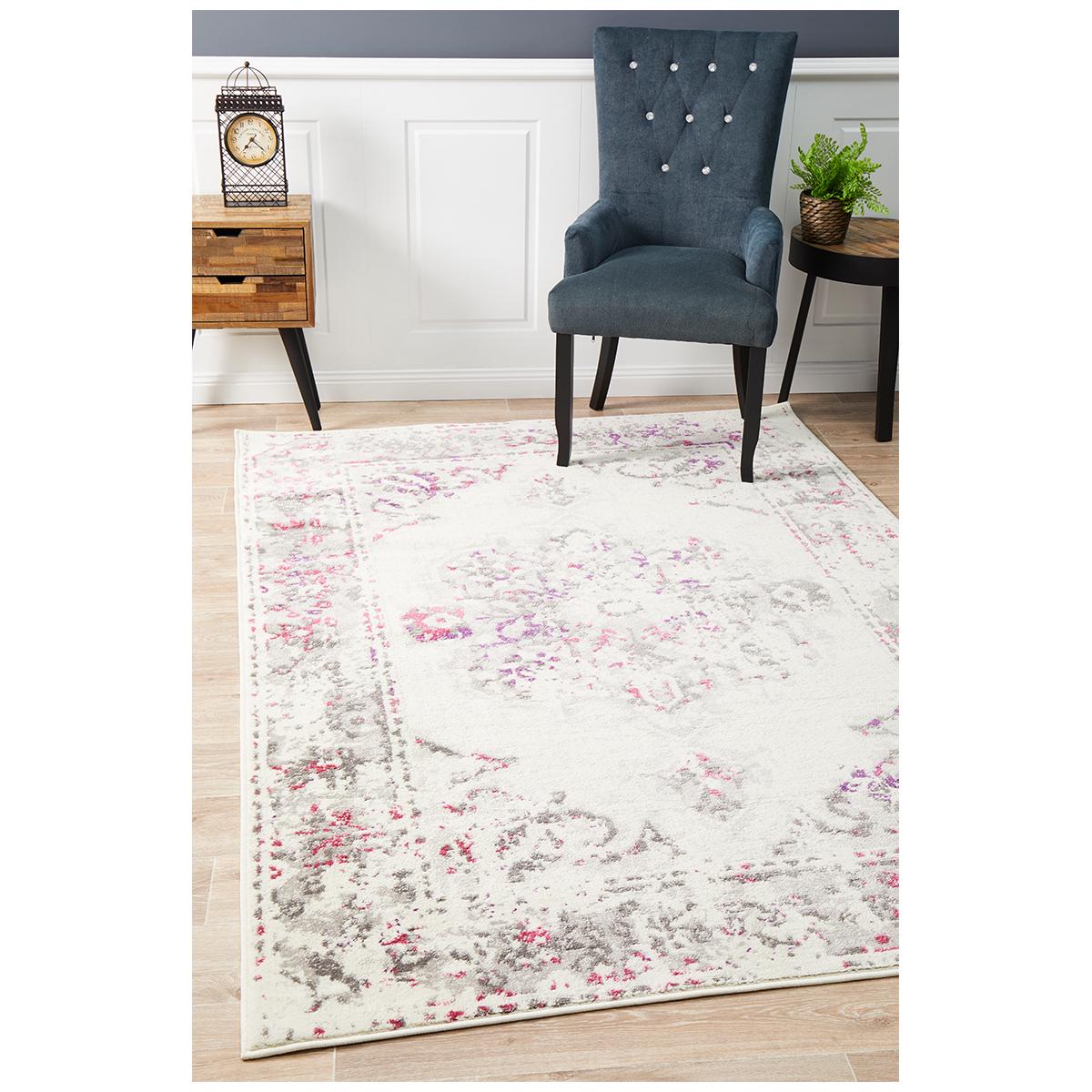 Rug Culture Metro 602 Pink Indoor Rug 330 x 240cm