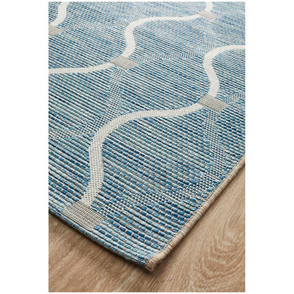 Rug Culture Terrace 5501 Blue Indoor/Outdoor Rug 400 x 300cm