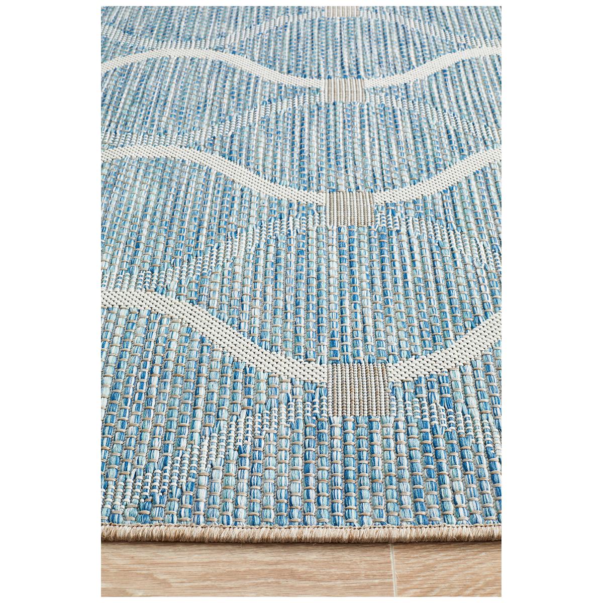Rug Culture Terrace 5501 Blue Indoor/Outdoor Rug 400 x 300cm