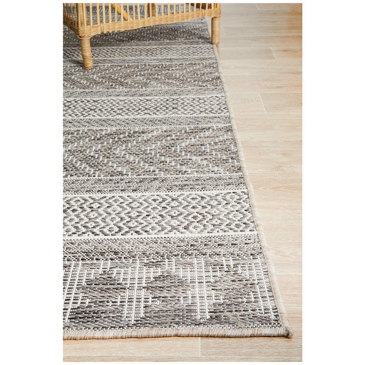 Rug Culture Terrace 5505 Rug 290 x 200cm Grey