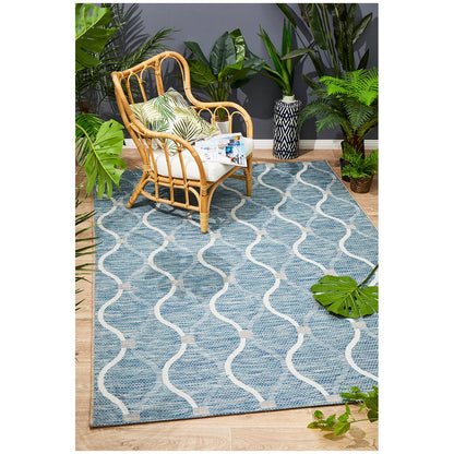 Rug Culture Terrace 5501 Blue Indoor/Outdoor Rug 400 x 300cm