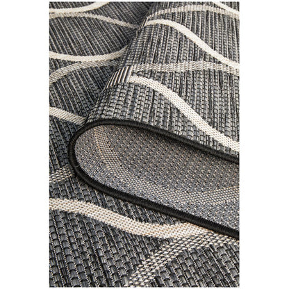 Rug Culture Terrace 5501 Indoor/Outdoor Rug 290 x 200cm Black