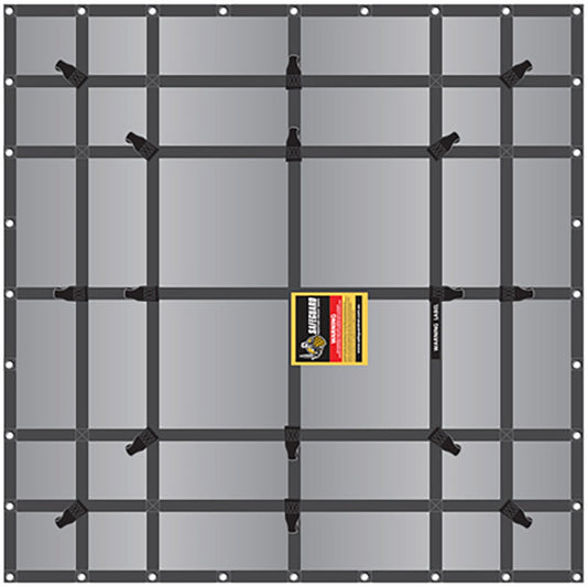 SAFEGUARD 1600 x 1600mm 1000kg Rated Restraint Weatherproof Tarp Small SSRT-600