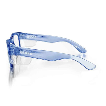 SAFESTYLE Classics Blue Frame UV400 Clear Lens CBLC100