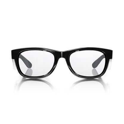 SAFESTYLE Classics Black Frame Clear UV400 Lens Safety Glasses CBC100
