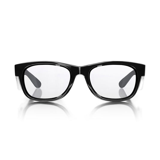 SAFESTYLE Classics Black Frame Clear UV400 Lens Safety Glasses CBC100