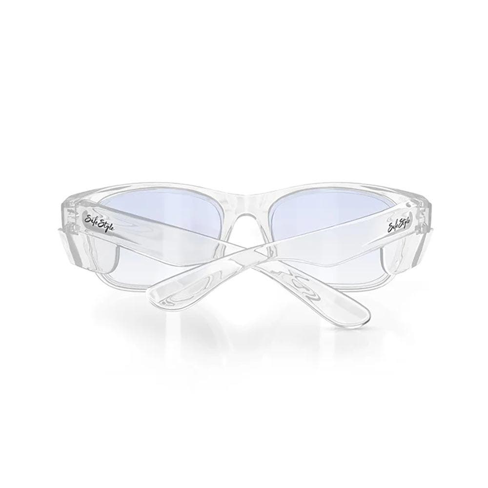 SAFESTYLE Classics Clear Frame Blue Light Blocking UV400 Lens Safety Glasses CCB100