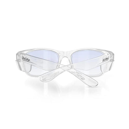SAFESTYLE Classics Clear Frame Blue Light Blocking UV400 Lens Safety Glasses CCB100