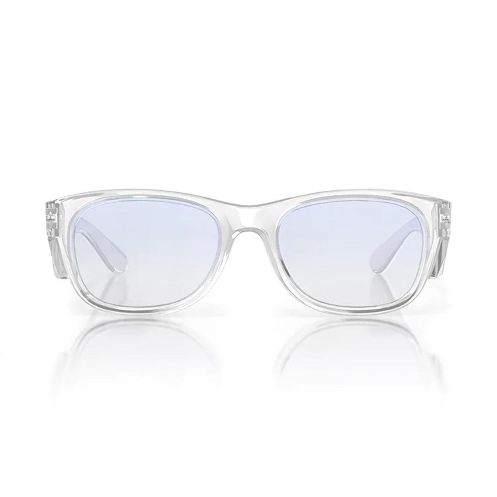 SAFESTYLE Classics Clear Frame Blue Light Blocking UV400 Lens Safety Glasses CCB100