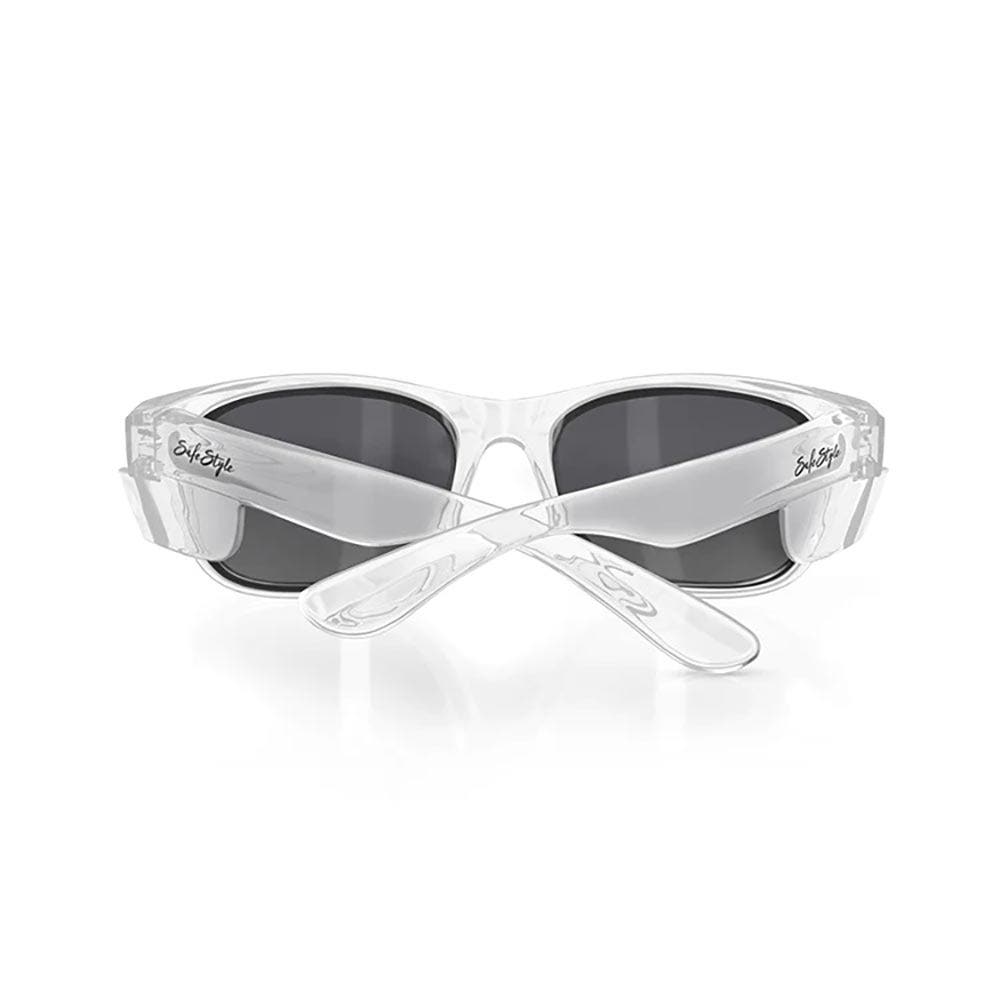 SAFESTYLE Classics Clear Frame Polarised UV400 Lens Safety Glasses CCP100