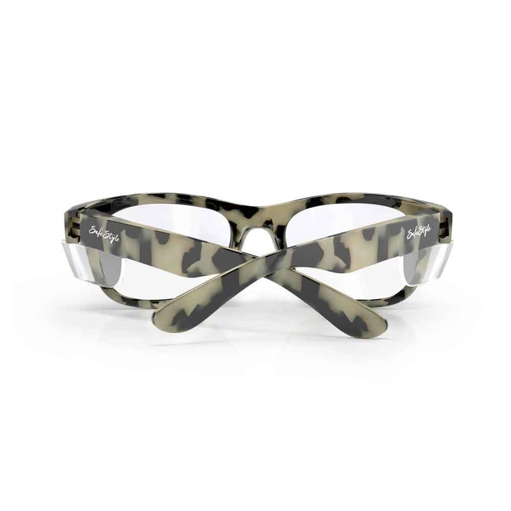 SAFESTYLE Classics Milky Tort Frame UV400 Clear Lens CMTC100