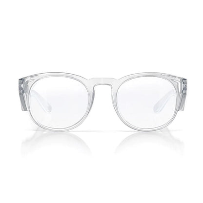 SAFESTYLE Cruisers Clear Frame Clear UV400 Lens Safety Glasses CRCC100