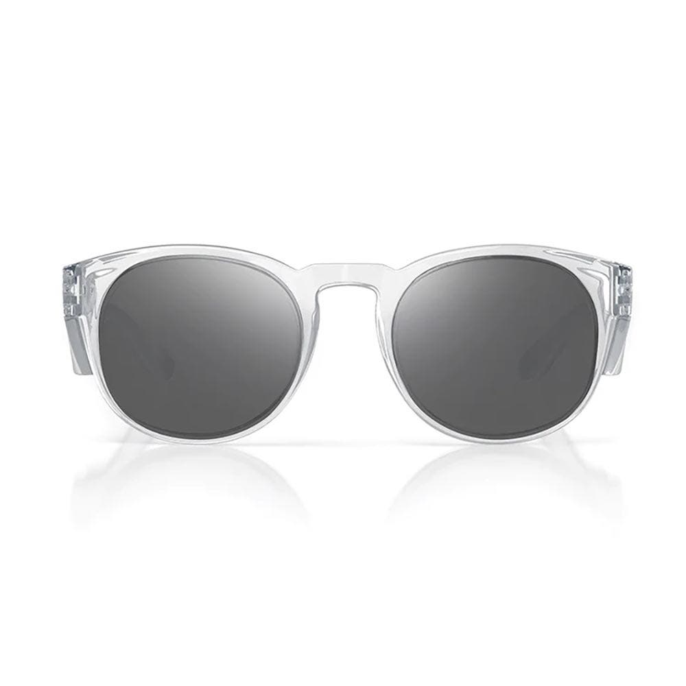 SAFESTYLE Cruisers Clear Frame Tinted UV400 Lens Safety Glasses CRCT100